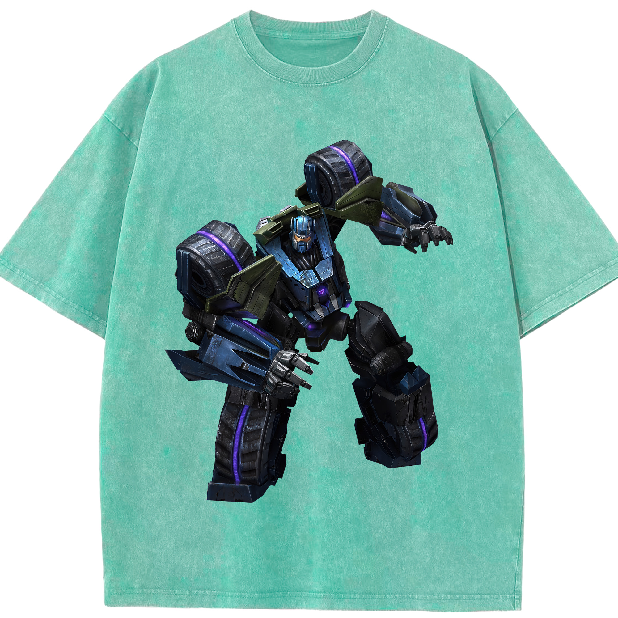 （画像用） Transformers トランスフォーマー 綿100% ヴィンテージ風 半袖Tシャツ（フロントプリント）